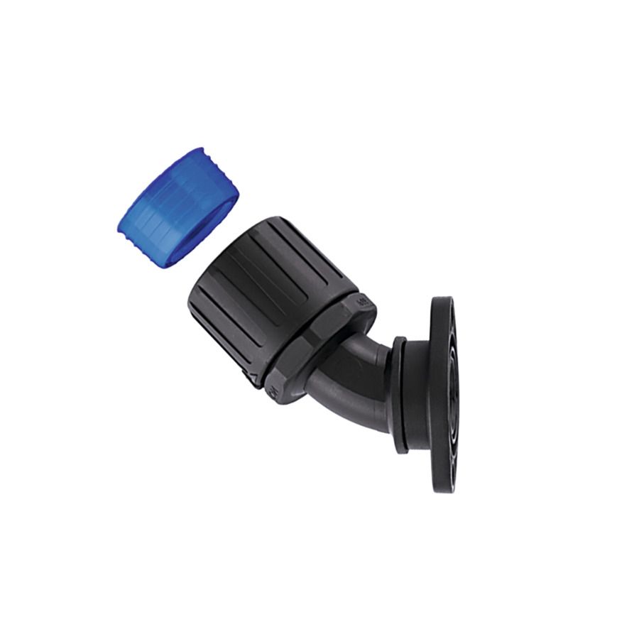 Wellrohrverschraubung PA Ø34mm IP66 45°Wink Polyamid (PA) Schnapp