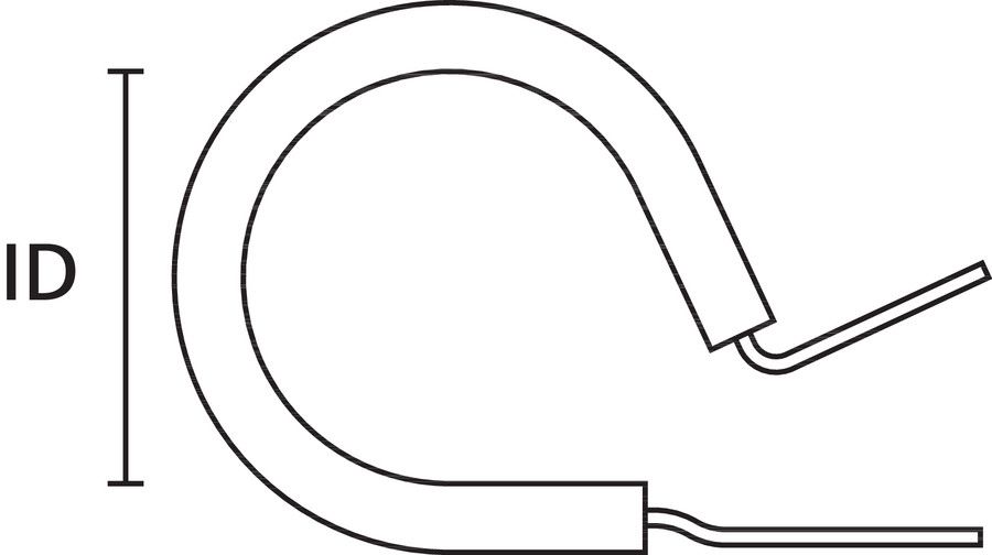 Rohrschelle Ø12mm kompl ST Schraubl