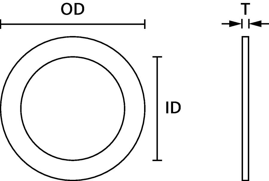 Dichtring Gummi M50 1,5mm
