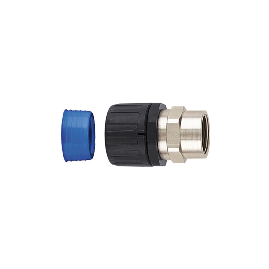 Wellrohrverschraubung Kst/Metall Ø34mm M32x1,5 M32 x 1,5 IP66 ger Schnapp 14mm