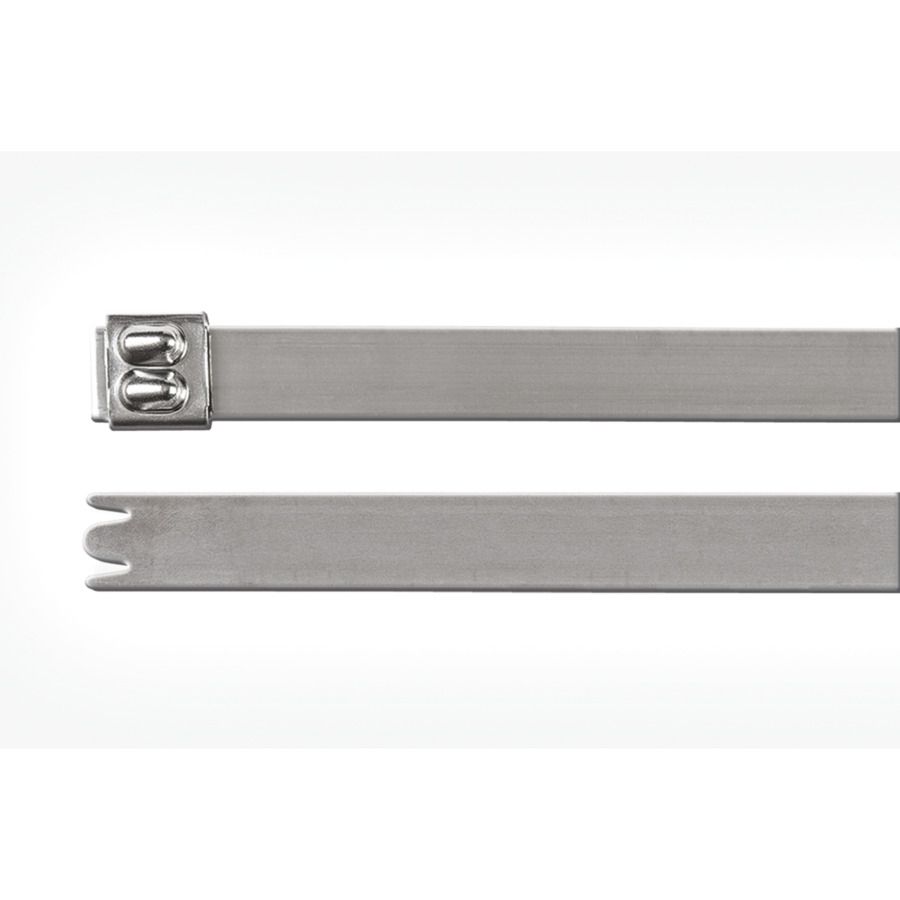 Kabelbinder L838mm si 12,3x0,3mm hfr V4A Edelstahl (V4A) -80-538°C Ball/Kugel