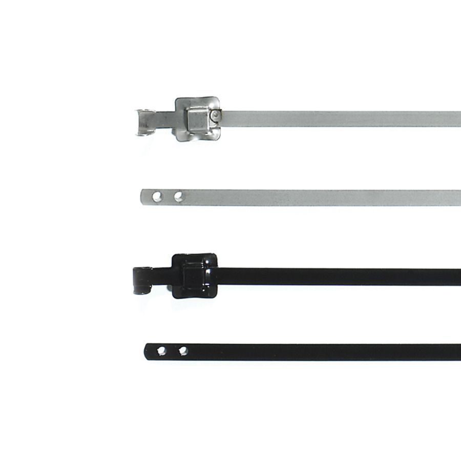 Kabelbinder L630mm sw 5,26x0,7mm hfr V4A Edelstahl (V4A) -80-538°C umbördeln