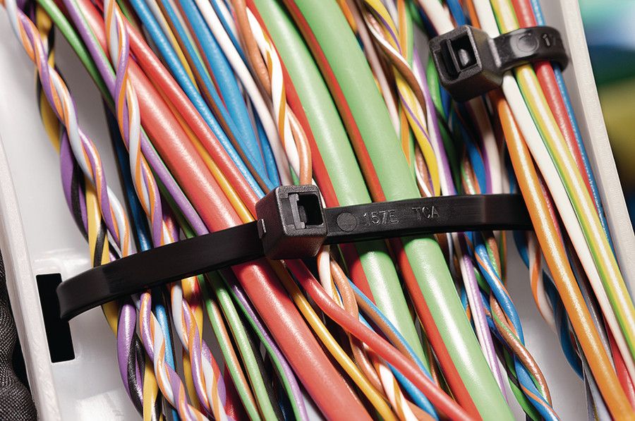 Kabelbinder L1095mm sw 8,9x2,1mm hfr PA Polyamid (PA) -40-85°C KstZunge/Nase