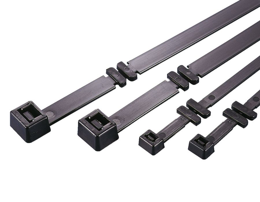 Kabelbinder L320mm sw 7,6x2mm PA -40-85°C Polyamid (PA) KstZunge/Nase