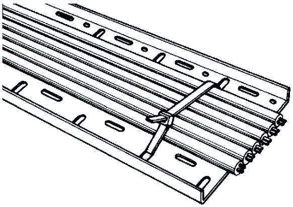 Kabelbinder L355mm natur 13x2mm PA -40-85°C Polyamid (PA) KstZunge/Nase