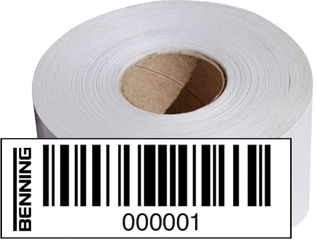 Prüfetikett ws PVC Polyvinylchlorid (PVC)