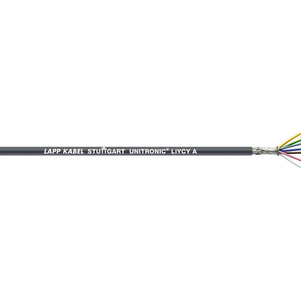PVC-Steuerleitung Eca UNITRONIC 4x gr TRS gesch Ø6,1mm Polyvinylchlorid (PVC)
