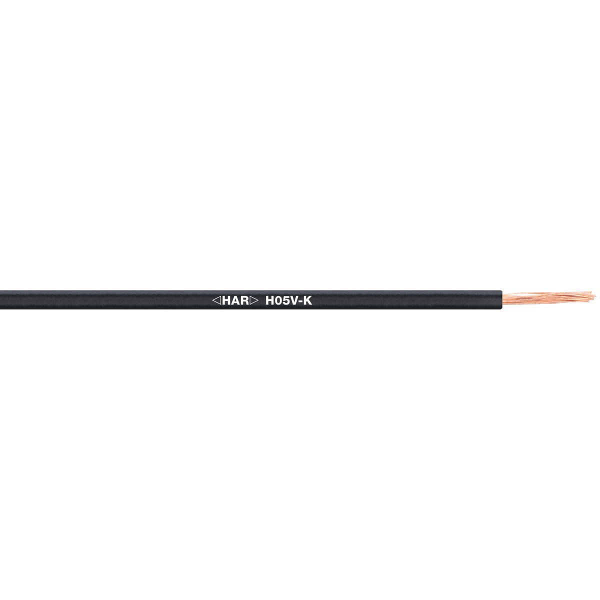 PVC-Aderleitung Eca H05V-K 0,75 rt Kl.5 = feindrähtig