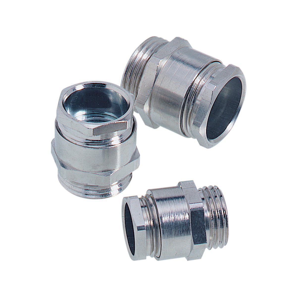 Kabelverschraubung PG7 Ms si vernick 5mm IP54 ger m.Zugentlastung