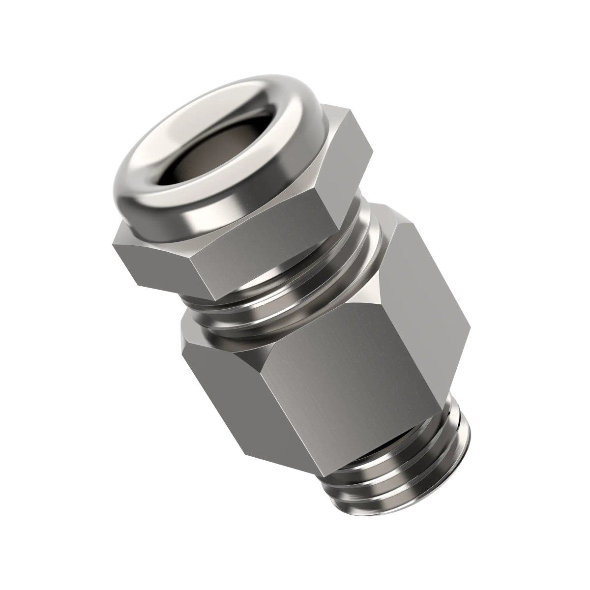 Kabelverschraubung M6 Ms si vernick 5mm IP68 ger m.Zugentlastung