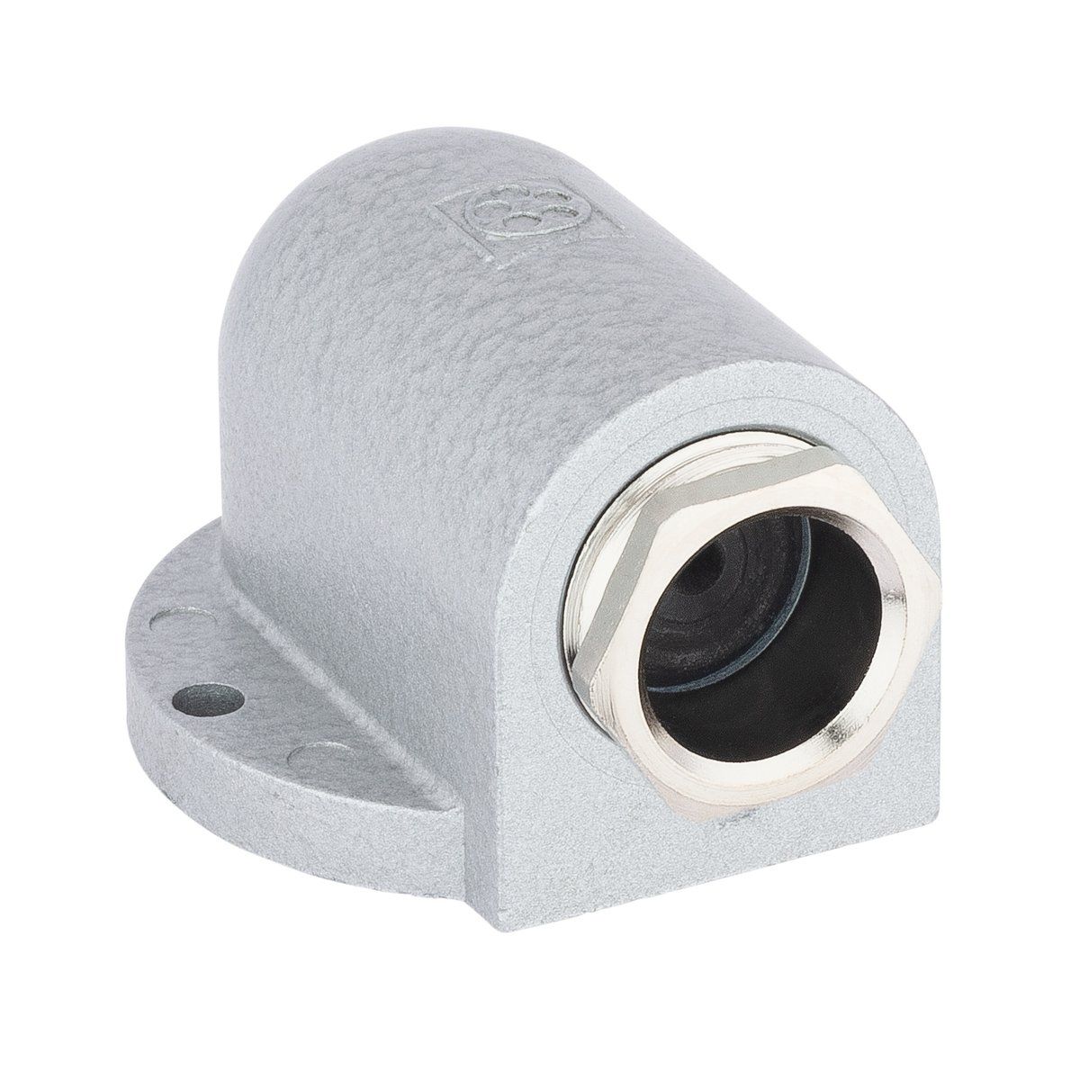 Kabelverschraubung PG21 Zn si-gr 8,1mm IP55 Zn-guss silbergrau 90°Wink