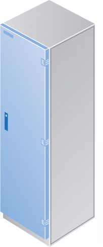 Anschlagtür IP40 ST H1800xB600mm