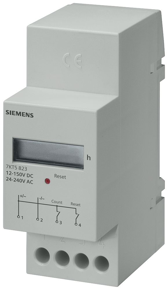 Impulsgeberzähler digi 60Hz UC REG 2TE 7zeich Mit Reset-Funktion