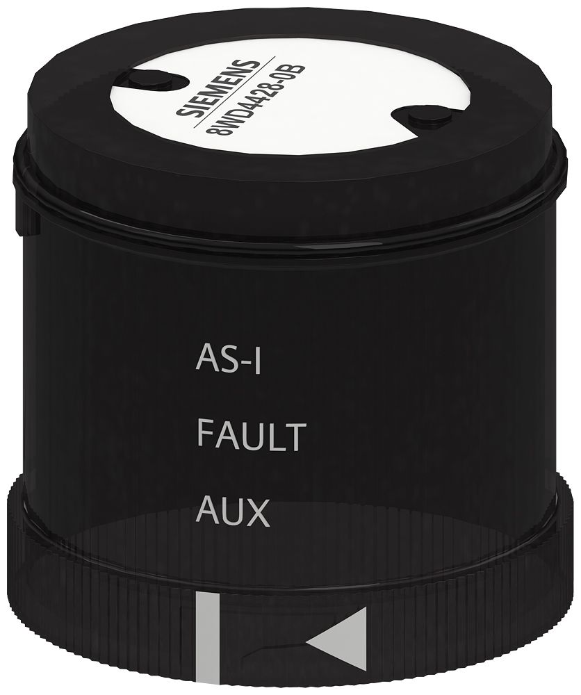 Signalsäule Anschluss sw f. AS-Schnittst Geeignet für AS-Schnittstelle