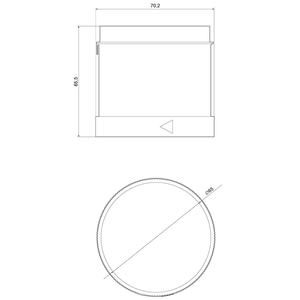 Signalsäule Anschluss sw f. AS-Schnittst Geeignet für AS-Schnittstelle
