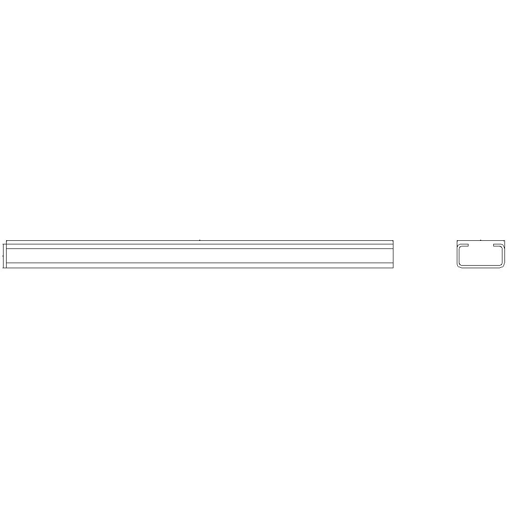 Kabelabfangschiene Metall B250mm