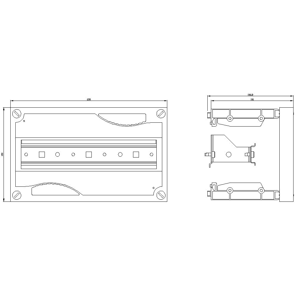 Verteilerbaugruppe REG 12TE 1st