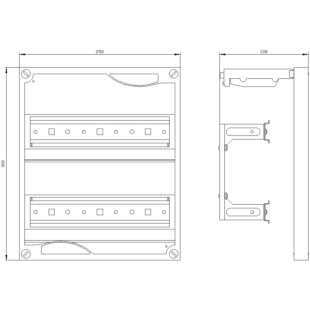 Verteilerbaugruppe REG 12TE 2st