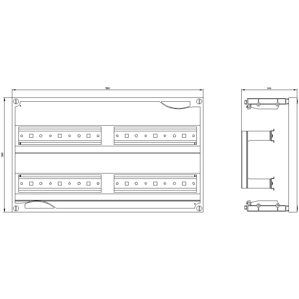 Verteilerbaugruppe REG 12TE 4st