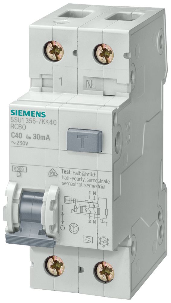 FI/LS-Schutzschalter C6 1p+N 0,03A A 6kA 2TE 1p 230V
