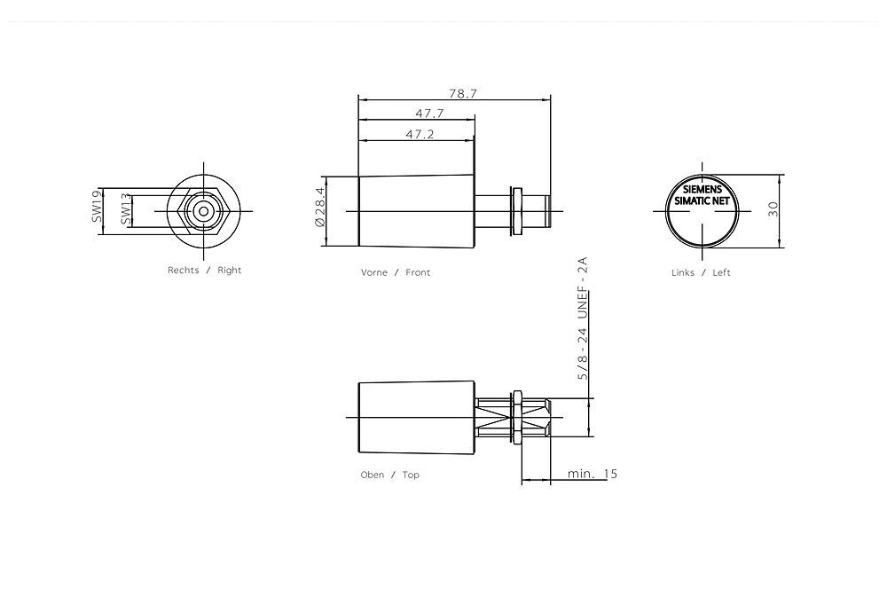 WLAN-Antenne Indoor Outdoor Buchse