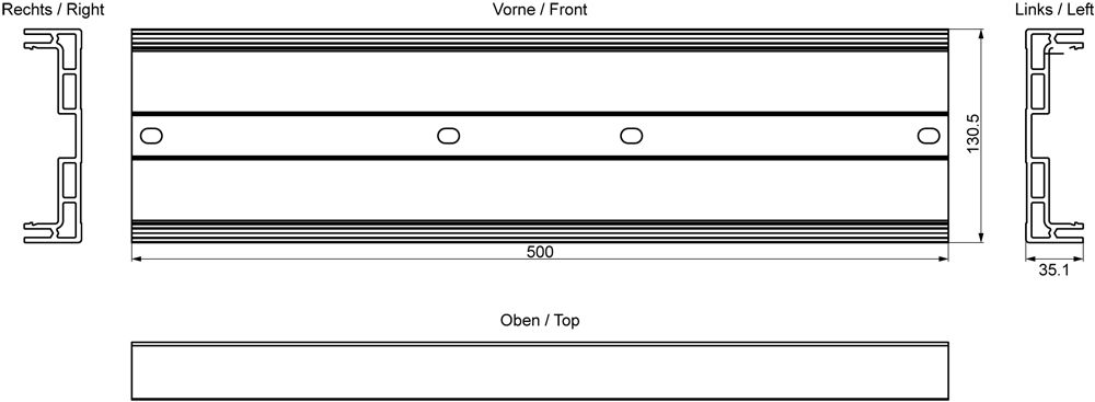 Modulträger f. IO-Module ET 200 PRO
