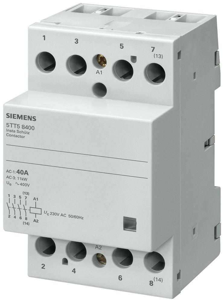 Installationsschütz 63A 24V/AC 440V/AC 4Ö 5000W/AGL 3TE