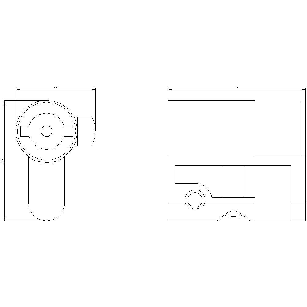Profilhalbzylinder m. 3mm Dorn