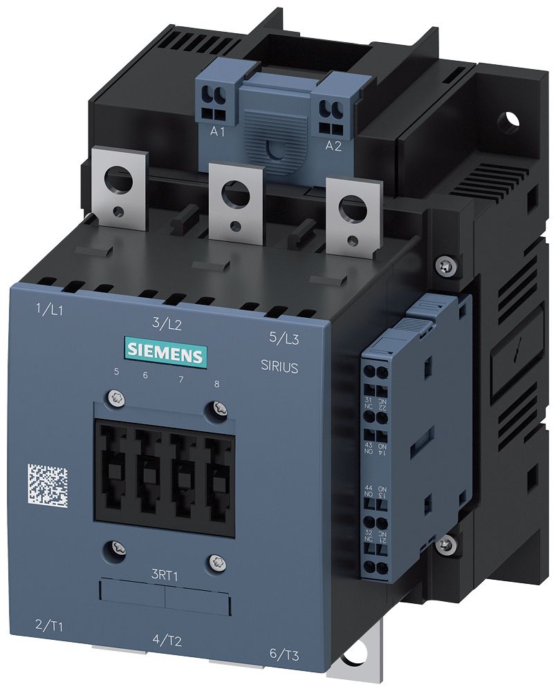 Leistungsschütz 104kW 3S 500-550VUC 185A 2S+2Ö/Hilf f.Reiheneinb