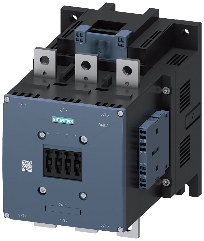 Leistungsschütz 291kW 3S 380-420VUC 500A 2S+2Ö/Hilf f.Reiheneinb
