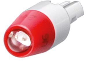 Kleinlampe 0,3W W2x4,6d 28V gn Röhre Ø15x22mm einseitig gesockelt