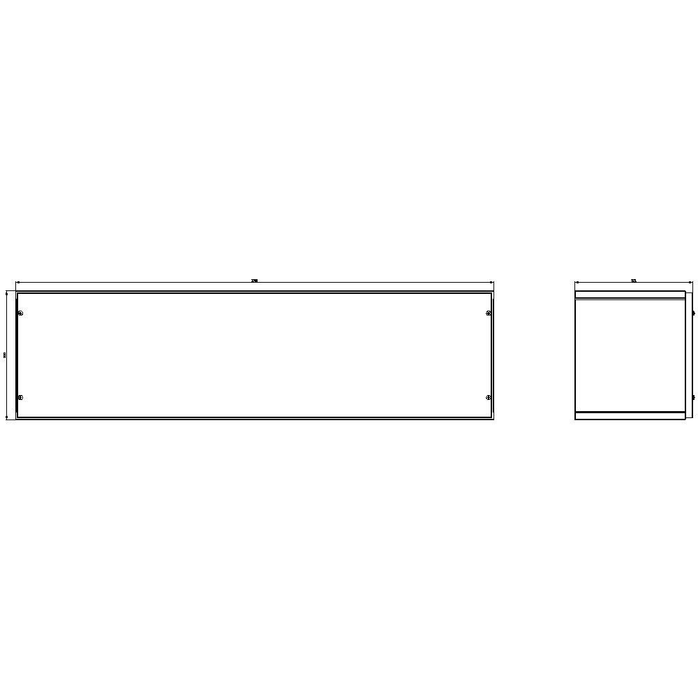 Leergehäuse ST/Kst IP55 ET320mm geschl B1300xH350xT320mm