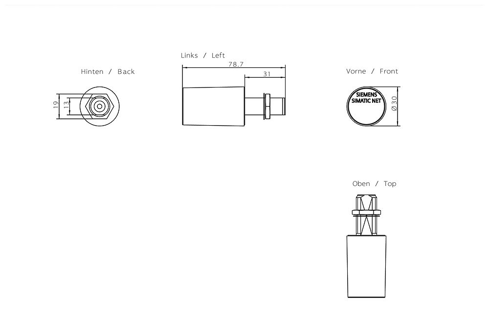 WLAN-Antenne Indoor Outdoor Buchse