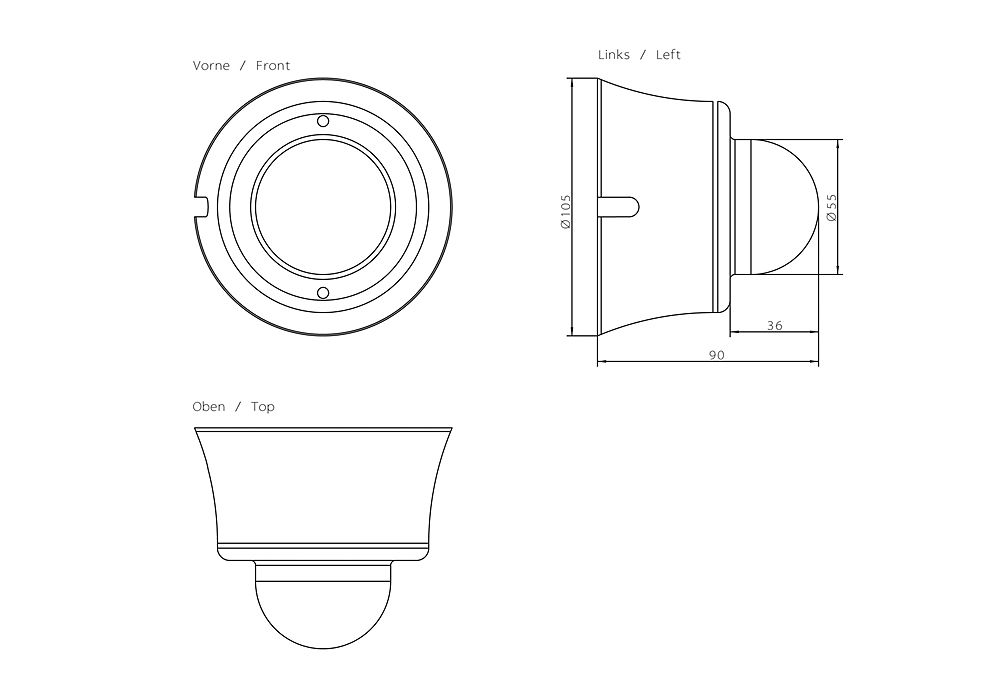 Deckenmontagehalter f.WLAN Antenne N
