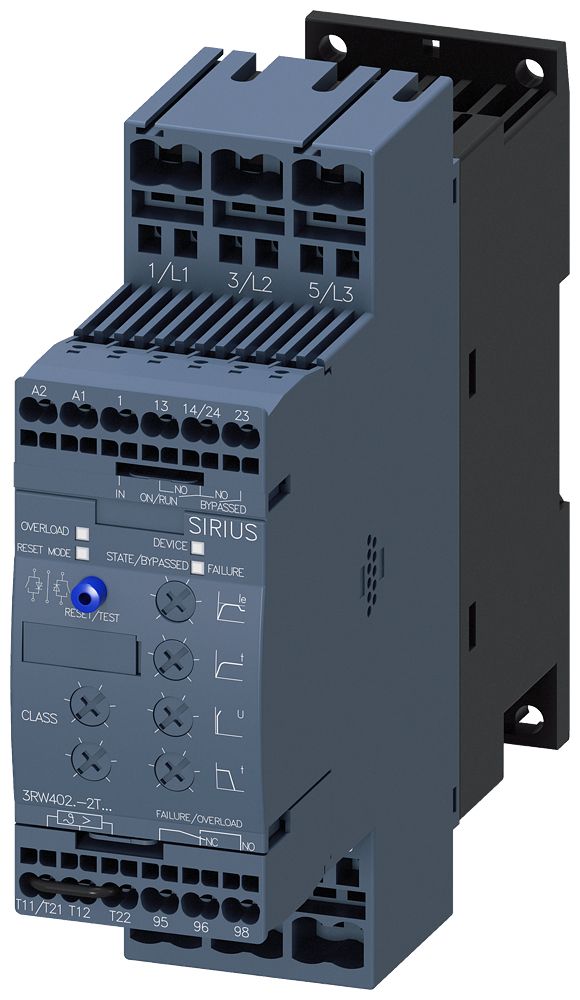 Sanftstarter 200-480V 38A 18,5kW/400V 11kW/230V 24V/50Hz