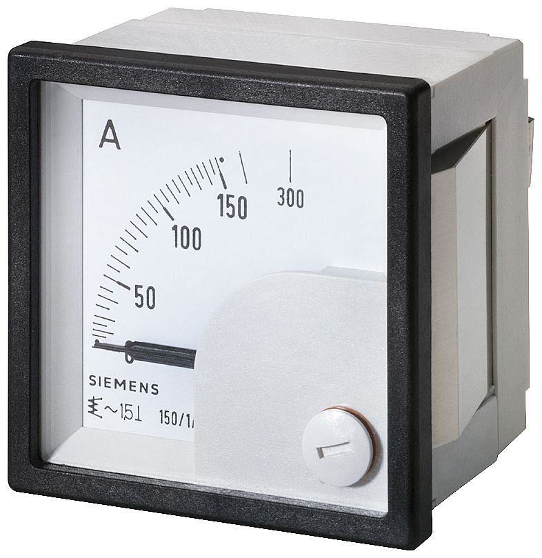 Amperemeter Drehspule 0-100A 1Kl AC EB 65x65mm  Einbau