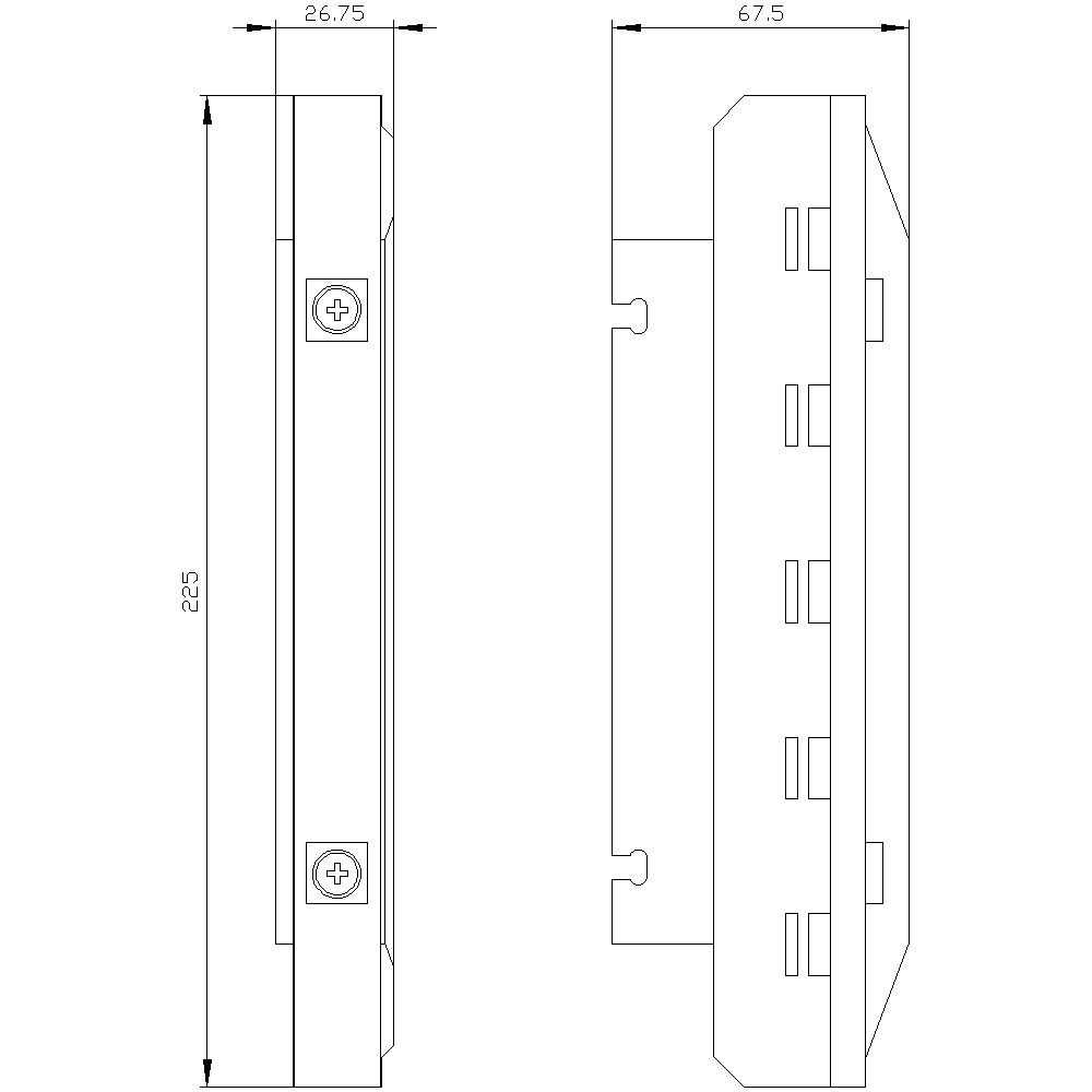 Sammelschienenträger 3p 40mm