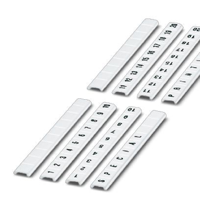 Klemmenmarkierung ws RM=6,2mm 21-30 vert