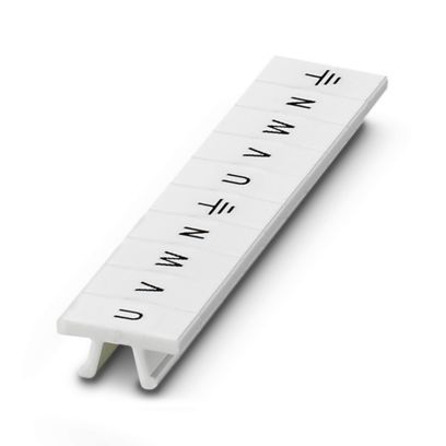 Klemmenmarkierung ws RM=5,08mm horiz U/V/W/N/Erde