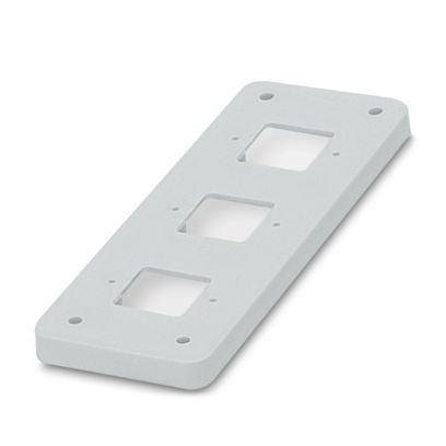 Adapterplatte Kst 3xrechteck 150x7mm HB IP54