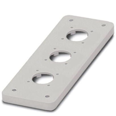 Adapterplatte Kst 3xrechteck 150x2mm HB IP54