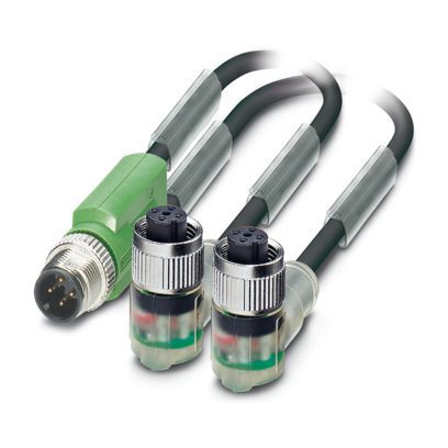 Sensor-Aktorkabel 3p 0,6m M12 Female hfr abgew M12 PUR Polyurethan (PUR)