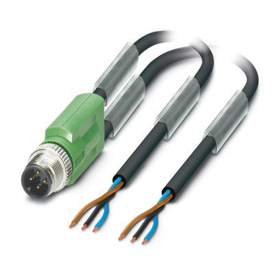 Sensor-Aktorkabel 3p 3m fr.Ende ger M12 PUR hfr Polyurethan (PUR)