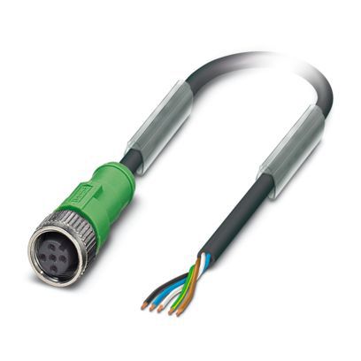 Sensor-Aktorkabel 5p 3m M12 Female ger fr.Ende Polyurethan (PUR) hfr