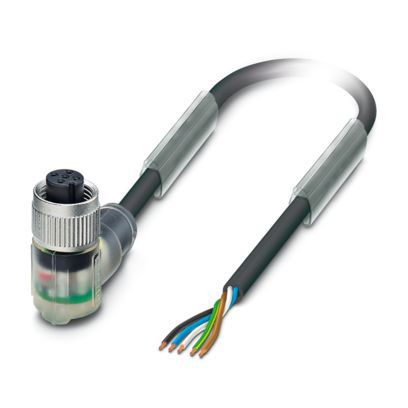Sensor-Aktorkabel 5p 1,5m M12 Female hfr abgew fr.Ende Polyurethan (PUR)