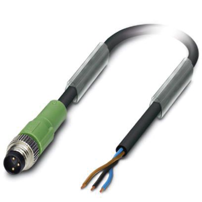 Sensor-Aktorkabel 3p 5m fr.Ende ger M8 PUR hfr Polyurethan (PUR)