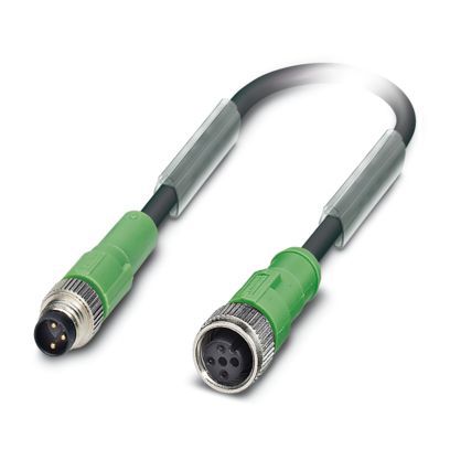 Sensor-Aktorkabel 3p 0,3m M12 Female ger M8 PUR Polyurethan (PUR) hfr
