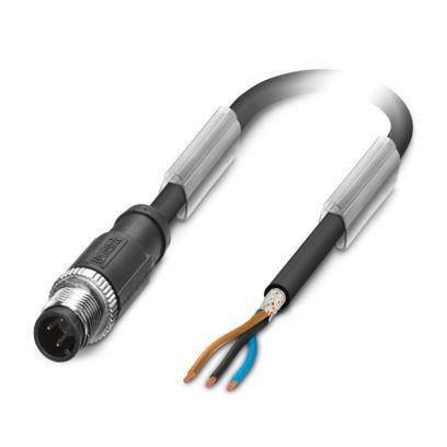 Sensor-Aktorkabel 3p 1,5m fr.Ende ger M12 PUR hfr Polyurethan (PUR)