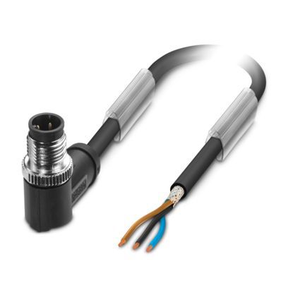 Sensor-Aktorkabel 3p 3m fr.Ende ger M12 PUR hfr Polyurethan (PUR)