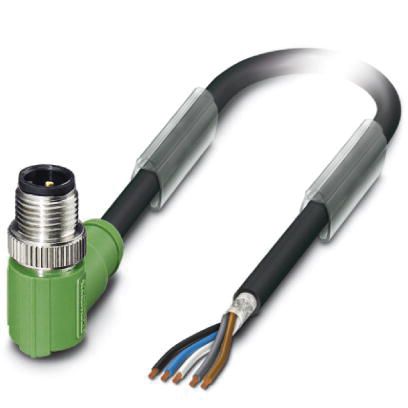 Sensor-Aktorkabel 5p 1,5m fr.Ende ger M12 PUR hfr Polyurethan (PUR)